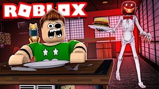 SOBREVIVE al MONSTRUO del RESTAURANTE en ROBLOX   Roblox Camping parte 28 [upl. by Brechtel]