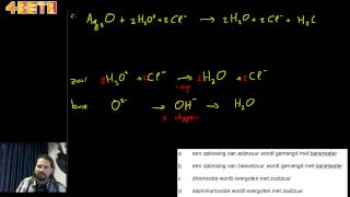 Zuurbase  Reacties opstellen  Voorbeelden [upl. by Ecam25]