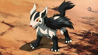 Poochyena and Mightyena Pokemon all Attacks pokemon poochyena mightyena [upl. by Ardisj692]