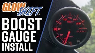 Installation  GlowShift 7 Color Series Boost Gauge for Cars and Trucks [upl. by Roskes]