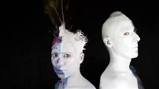 Bodypainting making of timelapse Atoms in Love [upl. by Neelrahc]