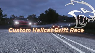 Ultimate Charger Hellcat Drift Race  Forza Horizon 4 [upl. by Thanh]