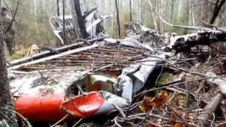 Russia ritrovati rottami aereo scomparso nel 2012 [upl. by Schlicher207]