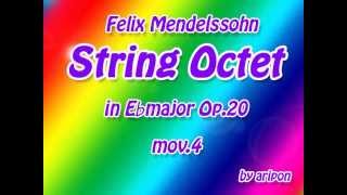 MIDI Mendelssohn String Octet mov4 [upl. by Ardnajela]