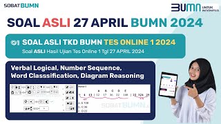 PART 6 BOCORAN SOAL ASLI TKD BUMN 27 APRIL 2024 [upl. by Naleek]