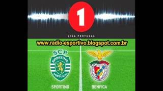 Sporting 1 x 1 Benfica  Relato Nuno Matos  Antena 1  Campeonato Português  31082013 [upl. by Nevsa]