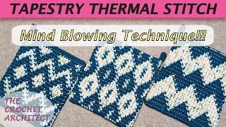 50  Tapestry Thermal Stitch Technique [upl. by Ninahs202]