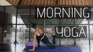 Baptiste Inspired Morning Yoga for All  Challenging and Energizing Vinyasa Sequence [upl. by Standish]