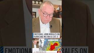 Emotional John Morales updates on Hurricane Milton as Cat 5 I apologize this is just horrific [upl. by Yclehc]