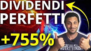 PORTAFOGLIO DA DIVIDENDI PERFETTO SOLO 10 AZIONI  YIELD 13  GAIN 755 [upl. by Ymiaj]