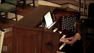 “Präludium in C Major BuxWV 137” Katherine Pottkotter on organ [upl. by Capp]