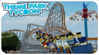 Theme park tycoon 2  A tour around my park  Roblox [upl. by Cram892]