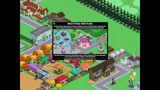 New Simpsons Tapped Out Donut Generating Lard Land  Black Friday 2023 [upl. by Aihtnyc]