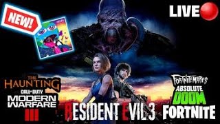 HAPPY THANKSGIVING CANADA  Grinding MWIII amp Fortnite  RSIDENT EVIL 3 PT 1  Live Stream [upl. by Imelida126]