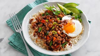 Honey Soy Pork Mince StirFry With Egg [upl. by Cardew920]