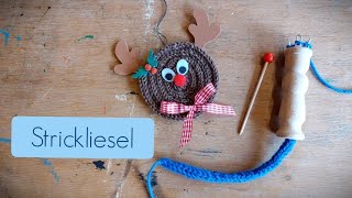 Strickliesel DIY  Einfache Anleitung Anfang und Abschluss [upl. by Epillihp]