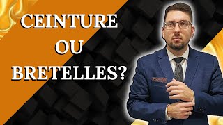 Questce qui est mieux une ceinture ou des bretelles [upl. by Harolda]