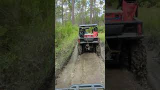 Wet Trails  2025 Honda Pioneer 520 Silver Lake OHV Tallahassee Fl redclayriders atv shorts [upl. by Blader]