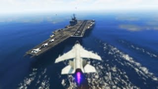 Нашол авианосец в GTA Online [upl. by Erasmo542]