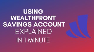 How To Use Wealthfront Savings Account 2024 [upl. by Neitsabes]