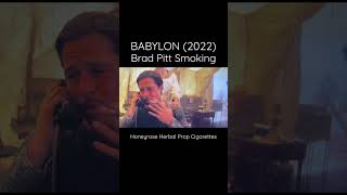 BABYLON 2022 BradPitt Movie Smoking Honeyrose Movie Cigarettes Nicotine FREE amp Tobacco FREE [upl. by Llertniuq]