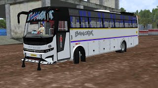 Bangkok tourist bus livery for bussid  DG vega bmr mod livery For Bussid [upl. by Clarkin]