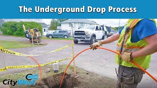 Fibre Drop Installation Video  CityWest [upl. by Enellek436]