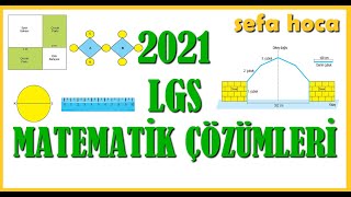 2021 LGS MATEMATİK SORULARI VE ÇÖZÜMLERİ [upl. by Nolla]