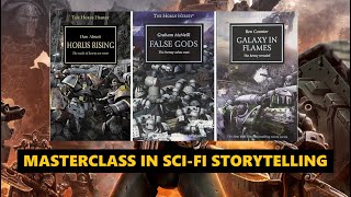 The Horus Heresy Opening Trilogy  A Masterclass In SciFi Storytelling [upl. by Caves]