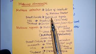 MULLERIAN abnormalities Gymeacology Chapt1 ten teacher [upl. by Airolg]