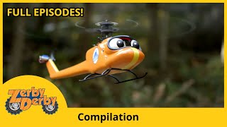 Zerby Derby  CHOPPER CHASE  Compilation  Full Episodes  Kids Cars [upl. by Yetnruoc]