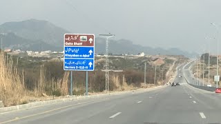 Margalla Avenue  Most Beautiful Express Way  Future Developing Areas adventure pakistan [upl. by Lovel]