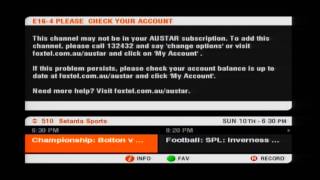 Average TV Day  Foxtel MyStar HD Australia [upl. by Yerfdog29]