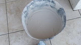 COMMENT FAIRE UN JOINT EPOXY TUTO CARRELAGE  LJVS [upl. by Enilauqcaj]