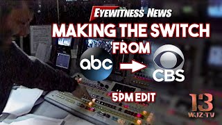 WJZTV Baltimore  Making The Switch From ABC to CBS  5PM Edit  1295  WJZ 13 [upl. by Imogen]