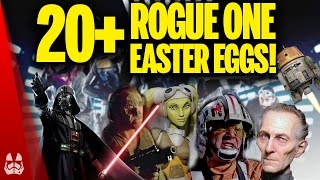 20 ROGUE ONE EASTER EGGS amp REFERENCES [upl. by Notgnirrac450]