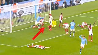 Haaland Throws Ball at Gabriel’s Head after John Stones Goal vs Arsenal 😳🤣  Man City [upl. by Argus]