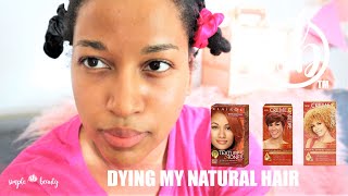 Ginger Blonde and Copper Hair Dye Crème of Nature and Clairol [upl. by Gomez]