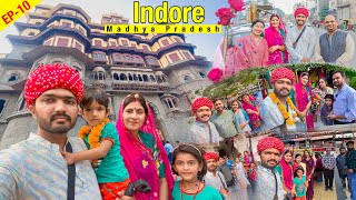 ᡣ𐭩 Indore Full day tour 😍 56 Dukan khajrana bada ganpati Rajwada Indore Madhya Pradesh EP10 [upl. by Ahsikar717]