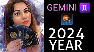 GEMINI ♊ 2024 YEAR PREDICTION 🔮 LOVE 😍 CAREER 💸 LIFE 🌍 [upl. by Flower791]