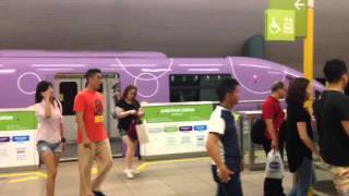 HDSentosa Monorail ride from Beach to Sentosa Sentosa Bound [upl. by Yurik]