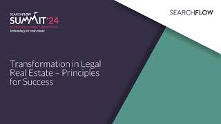 Transformation in Legal Real Estate Principles for Success [upl. by Neliak]