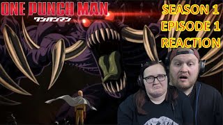 THIS IS QUITE CRAZY  One Punch Man Season 1 Episode 1 Reaction [upl. by Rosenstein189]