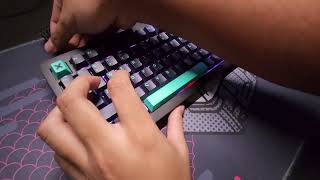 Monsgeek M1W Ice Cream Purple Switch [upl. by Ardie]