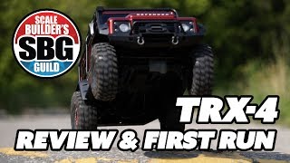 Traxxas TRX 4 Review amp First Run [upl. by Itoc276]