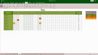 How to Track and Calculate Working Days in Excel [upl. by Darnall241]