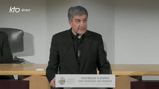 Discours de clôture de lAssemblée plénière des évêques de France  Automne 2024 [upl. by Noret]