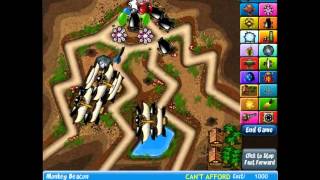 Bloons Tower Defense 4 Tutorial  Anthill Track 9 [upl. by Kuster]