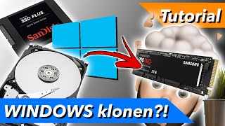 Windows auf SSD übertragen – Festplatte kopieren klonen mit GratisTool ohne Datenverlust [upl. by Wilterdink385]