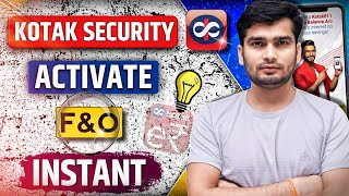 Kotak FampO Activation कैसे करें  How To Activate fampo In Kotak Secuirity 2024 [upl. by Akissej42]